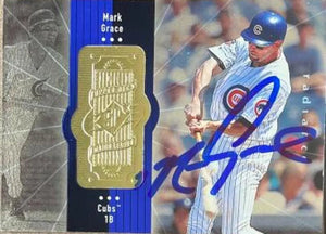 Mark Grace Signed 1998 SPx Finite Radiance Baseball Card - Chicago Cubs #68 SN4500