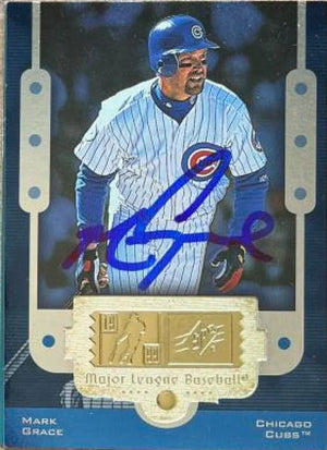 Mark Grace Signed 1999 SPx Baseball Card - Chicago Cubs #28