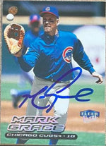 Mark Grace Signed 2000 Fleer Ultra Baseball Card - Chicago Cubs #91