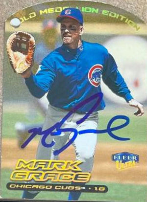 Mark Grace Signed 2000 Fleer Ultra Gold Medallion Baseball Card - Chicago Cubs #91G