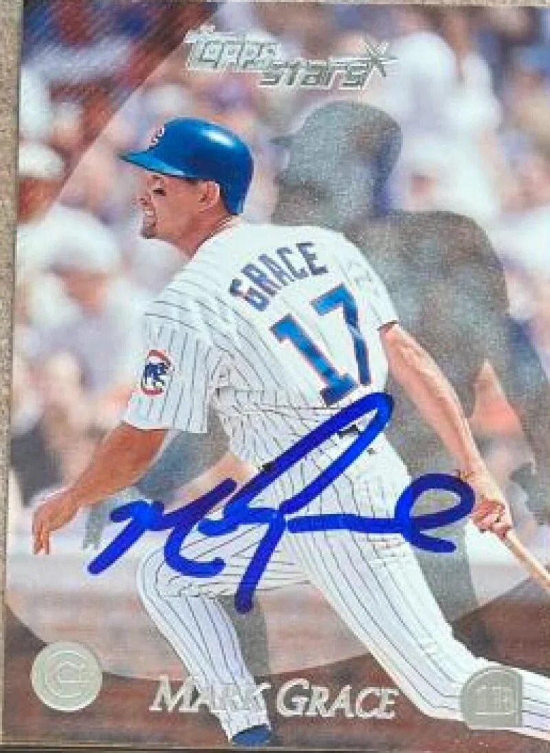 Mark Grace Signed 2000 Topps Stars Baseball Card - Chicago Cubs #29
