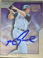 Mark Grace Signed 2001 Donruss Signature Baseball Card - Arizona Diamondbacks