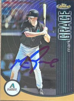 Mark Grace Signed 2001 Topps Finest Baseball Card - Arizona Diamondbacks