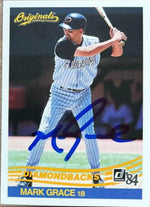 Mark Grace Signed 2002 Donruss Originals Baseball Card - Arizona Diamondbacks #147