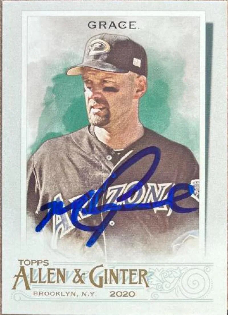 Mark Grace Signed 2020 Topps Allen & Ginter Baseball Card - Arizona Diamondbacks #325 SP