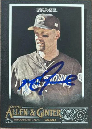 Mark Grace Signed 2020 Topps Allen & Ginter X Baseball Card - Arizona Diamondbacks #325 SP