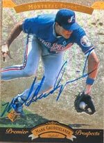 Mark Grudzielanek Signed 1995 SP Baseball Card - Montreal Expos #7 PP, FOIL, RC