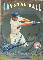 Mark Grudzielanek Signed 1995 Stadium Club Crystal Ball Baseball Card - Montreal Expos #CB11