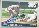 Mark Grudzielanek Signed 1996 Collector's Choice Silver Signature Baseball Card - Montreal Expos #213
