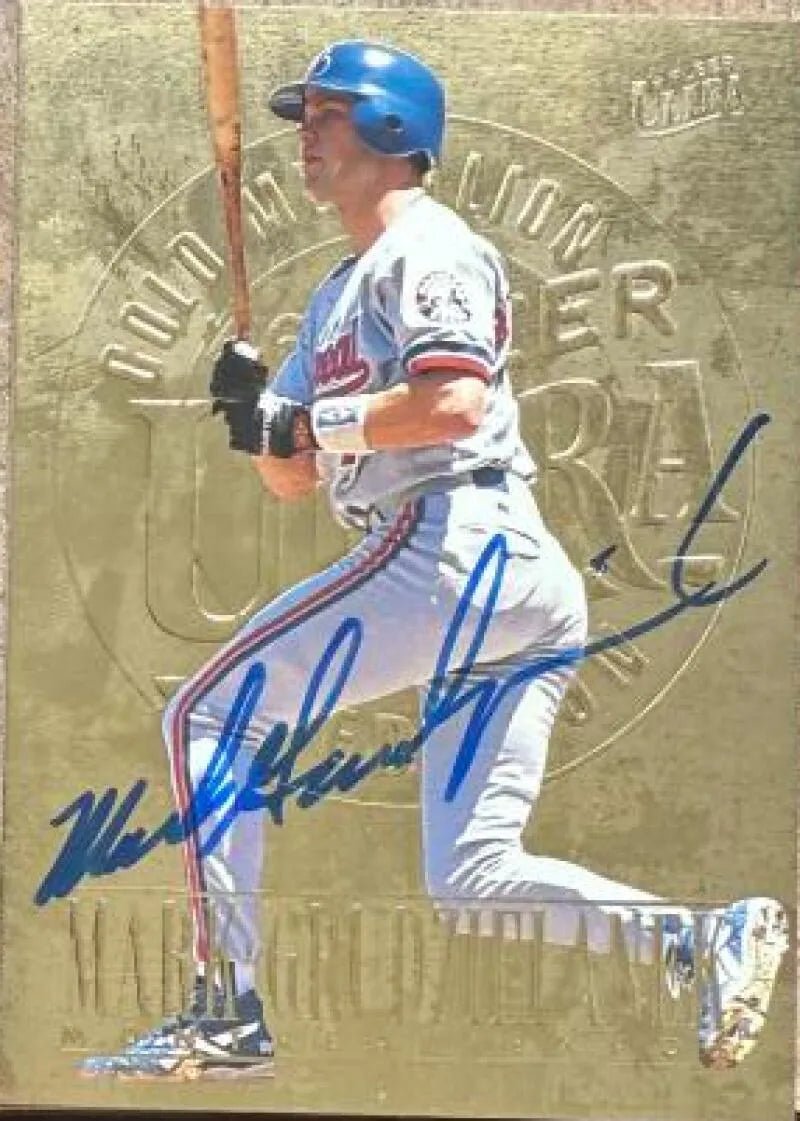 Mark Grudzielanek Signed 1996 Fleer Ultra Gold Medallion Baseball Card - Montreal Expos #504