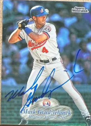 Mark Grudzielanek Signed 1998 Sports Illustrated Baseball Card - Montreal Expos #52