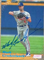 Mark Grudzielanek Signed 1998 Stadium Club Baseball Card - Montreal Expos #112