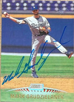 Mark Grudzielanek Signed 1999 Stadium Club Baseball Card - Los Angeles Dodgers #283