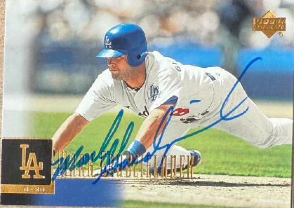Mark Grudzielanek Signed 2001 Upper Deck Baseball Card - Los Angeles Dodgers #193