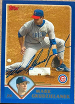 Mark Grudzielanek Signed 2003 Topps Traded & Rookies Baseball Card - Chicago Cubs #T2
