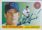 Mark Grudzielanek Signed 2004 Topps Heritage Baseball Card - Chicago Cubs #138