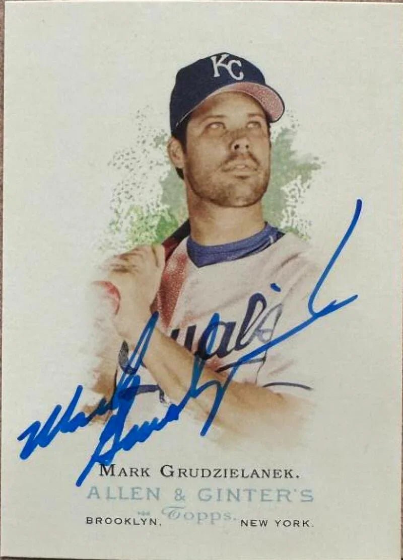 Mark Grudzielanek Signed 2006 Topps Allen & Ginter Baseball Card - Kansas City Royals #233