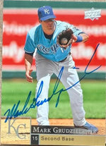 Mark Grudzielanek Signed 2009 Upper Deck Baseball Card - Kansas City Royals #170
