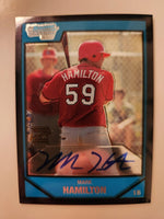 Mark Hamilton Signed 2007 Bowman Chrome Prospects Baseball Card - St Louis Cardinals #BC252 AU