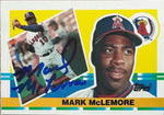 Mark McLemore Signed 1990 Topps Big Baseball Card - California Angels