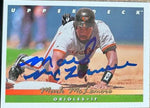 Mark McLemore Signed 1993 Upper Deck Baseball Card - Baltimore Orioles