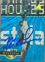 Mark McLemore Signed 1994 Pinnacle Museum Collection Baseball Card - Baltimore Orioles