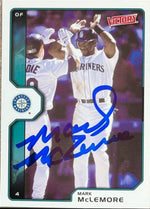 Mark McLemore Signed 2002 Upper Deck Victory Baseball Card - Seattle Mariners