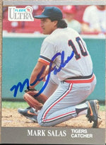 Mark Salas Signed 1991 Fleer Ultra Baseball Card - Detroit Tigers