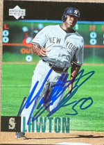 Matt Lawton Signed 2006 Upper Deck Baseball Card - New York Yankees