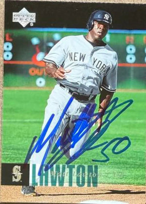 Matt Lawton Signed 2006 Upper Deck Baseball Card - New York Yankees