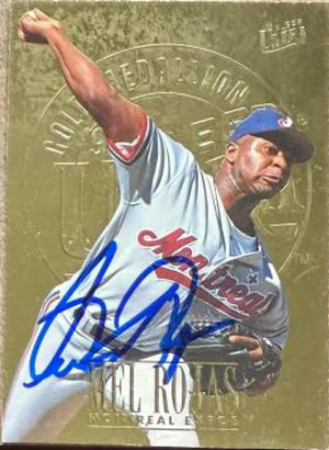 Mel Rojas Signed 1996 Fleer Ultra Gold Medallion Baseball Card - Montreal Expos