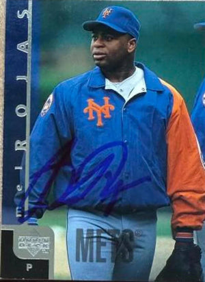 Mel Rojas Signed 1998 Upper Deck Baseball Card - New York Mets