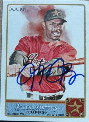 Michael Bourn Signed 2011 Allen & Ginter Baseball Card - Houston Astros