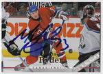 Michael Ryder Signed 2007-08 Upper Deck Hockey Card - Montreal Canadiens