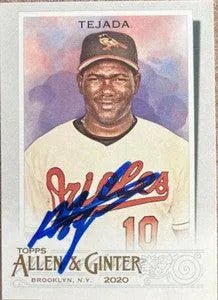 Miguel Tejada Signed 2020 Allen & Ginter Baseball Card - Baltimore Orioles
