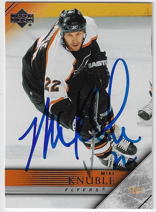 Mike Knuble Signed 2005-06 Upper Deck Hockey Card - Philadelphia Flyers