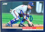 Mike Lansing Signed 1994 Score Baseball Card - Montreal Expos