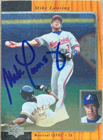 Mike Lansing Signed 1996 SP Baseball Card - Montreal Expos