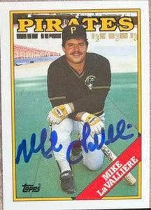 Mike Lavalliere Signed 1988 Topps Tiffany Baseball Card - Pittsburgh Pirates