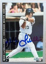 Mike Lavalliere Signed 1993 Fleer Final Edition Baseball Card - Chicago White Sox