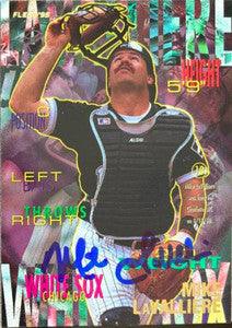 Mike Lavalliere Signed 1995 Fleer Baseball Card - Chicago White Sox - PastPros