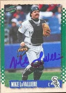Mike Lavalliere Signed 1995 Score Baseball Card - Chicago White Sox