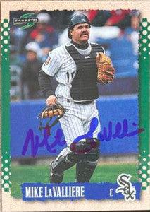 Mike Lavalliere Signed 1995 Score Baseball Card - Chicago White Sox - PastPros