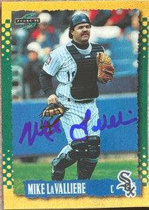 Mike Lavalliere Signed 1995 Score Gold Rush Baseball Card - Chicago White Sox - PastPros