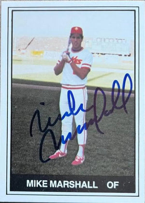 Mike Marshall Signed 1982 TCMA Baseball Card - Albuquerque Dukes
