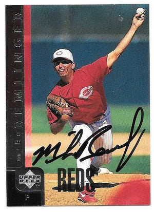 Mike Remlinger Signed 1998 Upper Deck Baseball Card - Cincinnati Reds