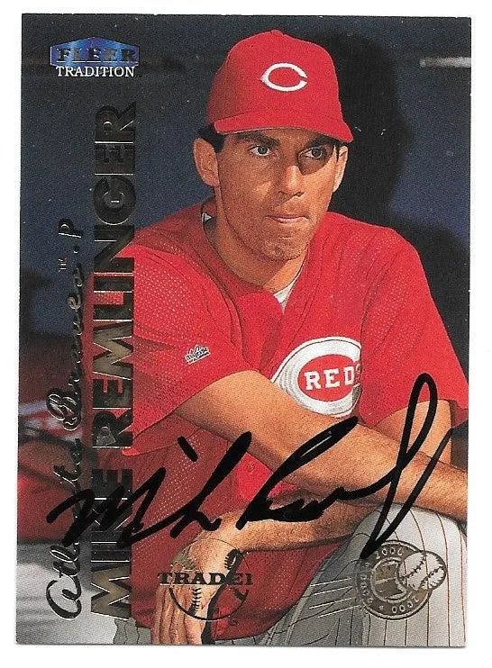 Mike Remlinger Signed 1999 Fleer Tradition Baseball Card - Cincinnati Reds