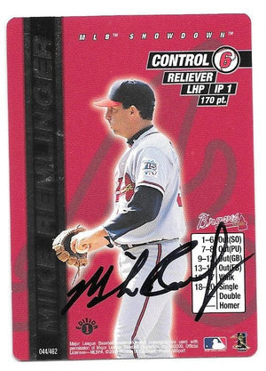Mike Remlinger Signed 2000 MLB Showdown 1st Edition Baseball Card - Atlanta Braves - PastPros