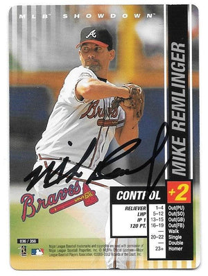 Mike Remlinger Signed 2002 MLB Showdown Baseball Card - Atlanta Braves - PastPros