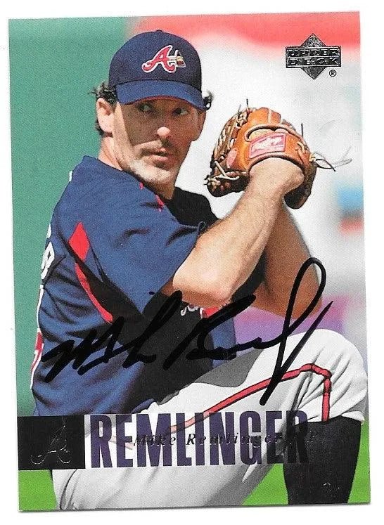 Mike Remlinger Signed 2006 Upper Deck Baseball Card - Atlanta Braves
